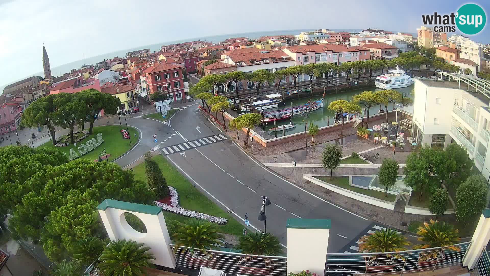 Webcam Hotel Cleofe | Panorama of Caorle old town