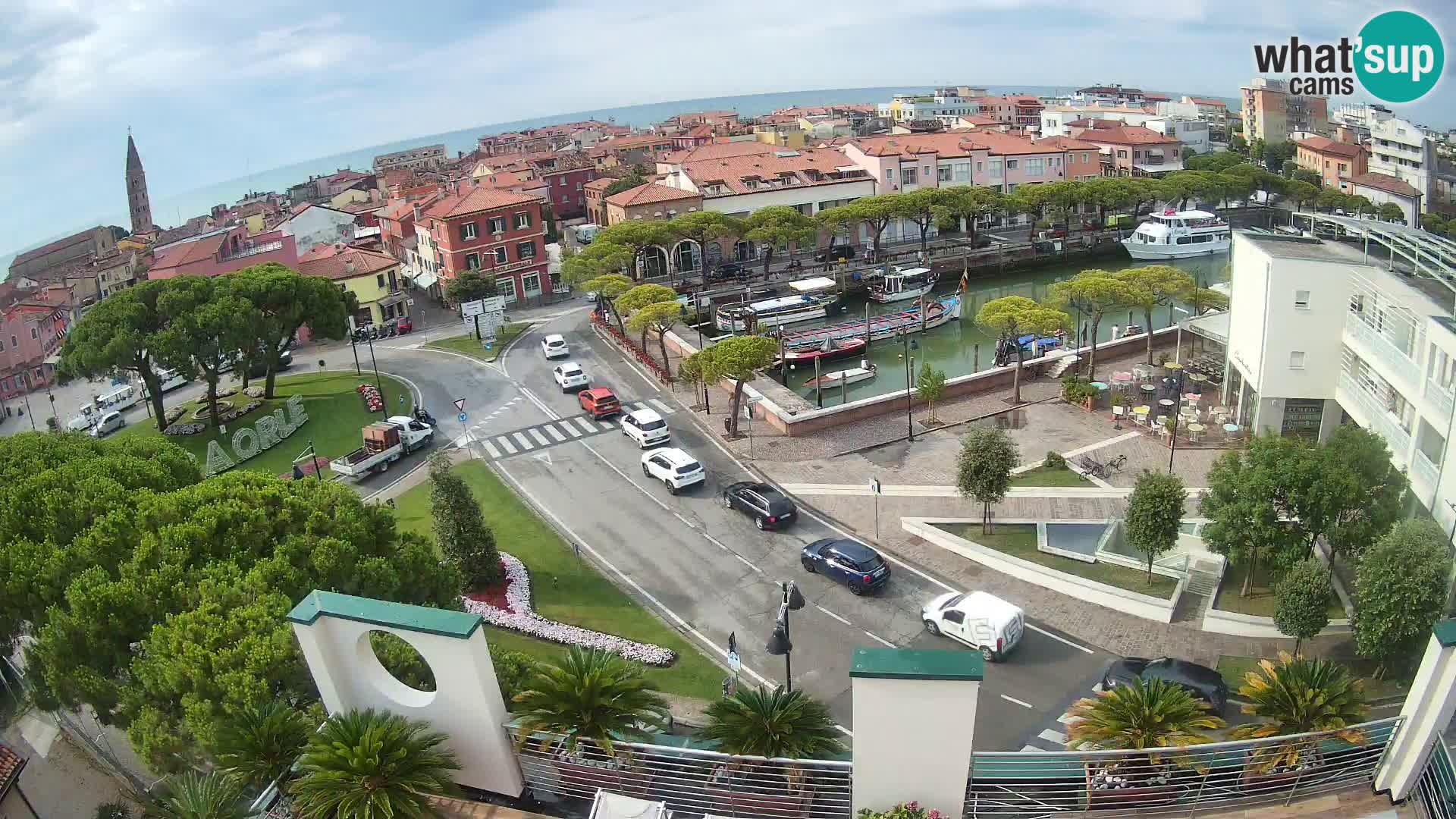 Webcam Hotel Cleofe | Panorama of Caorle old town