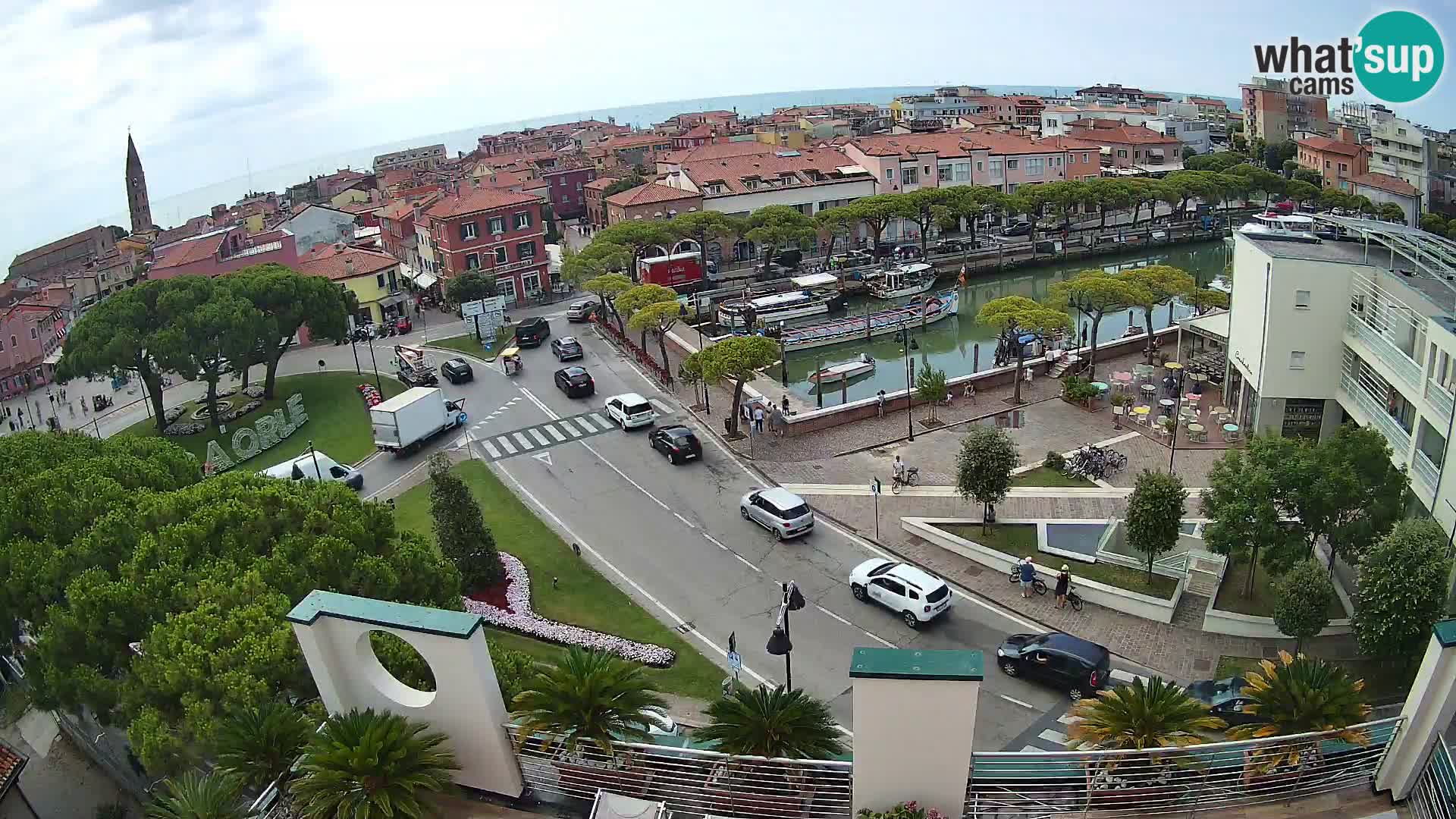 Cámara web Hotel Cleofe Caorle – Entrada de Caorle