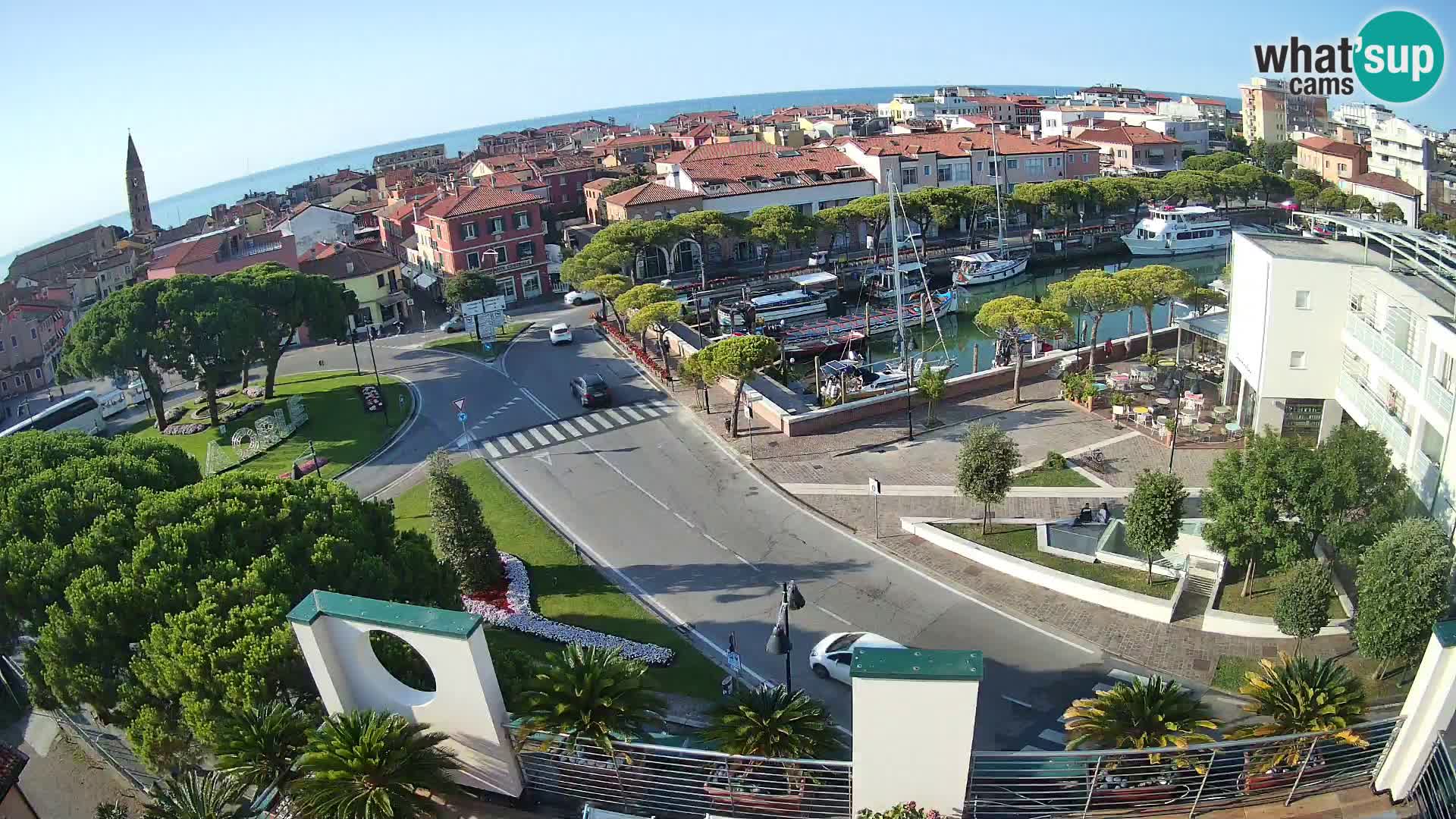 Webcam Hotel Cleofe | Panorama of Caorle old town