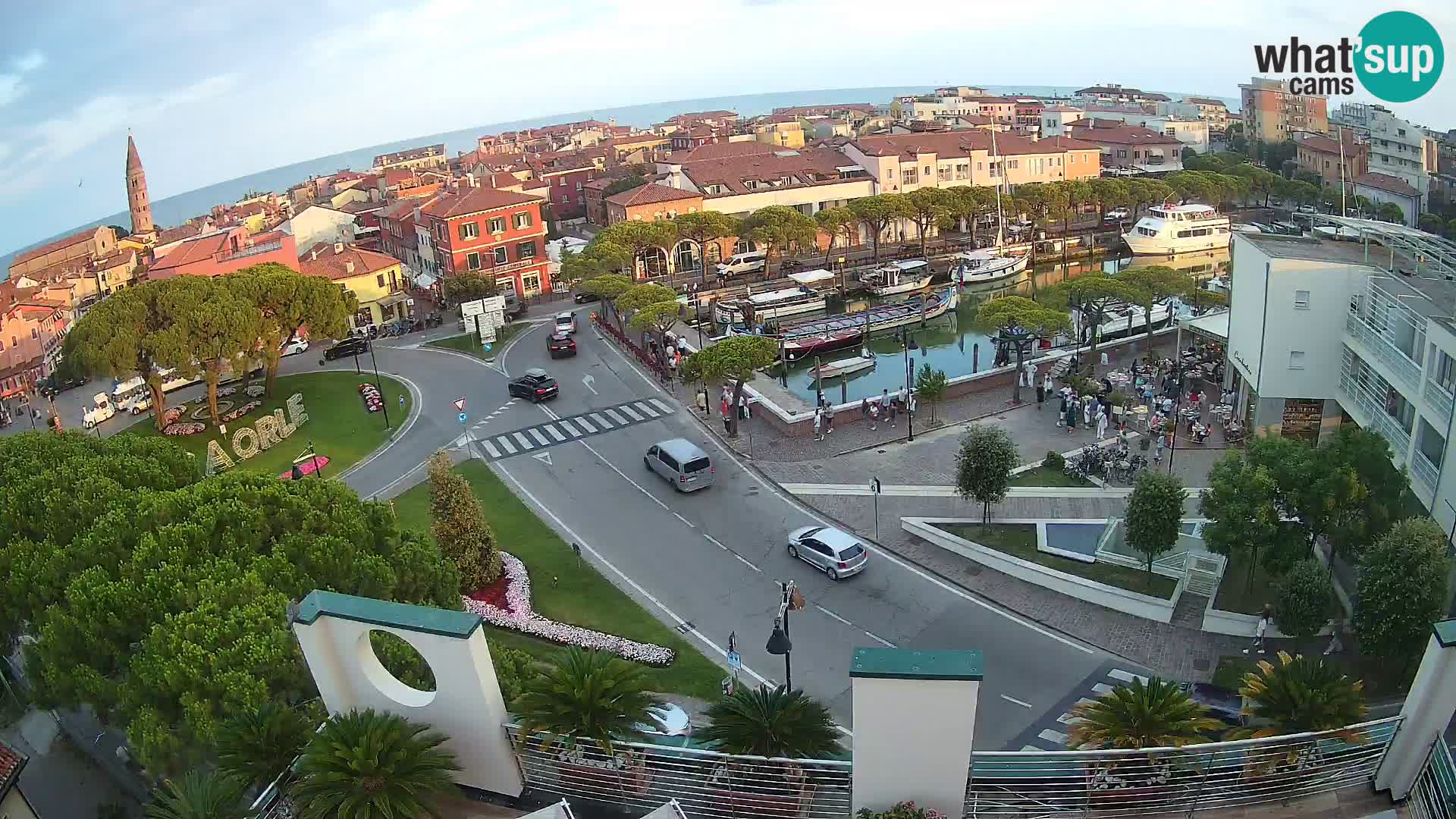 Webcam Hotel Cleofe | Panorama of Caorle old town