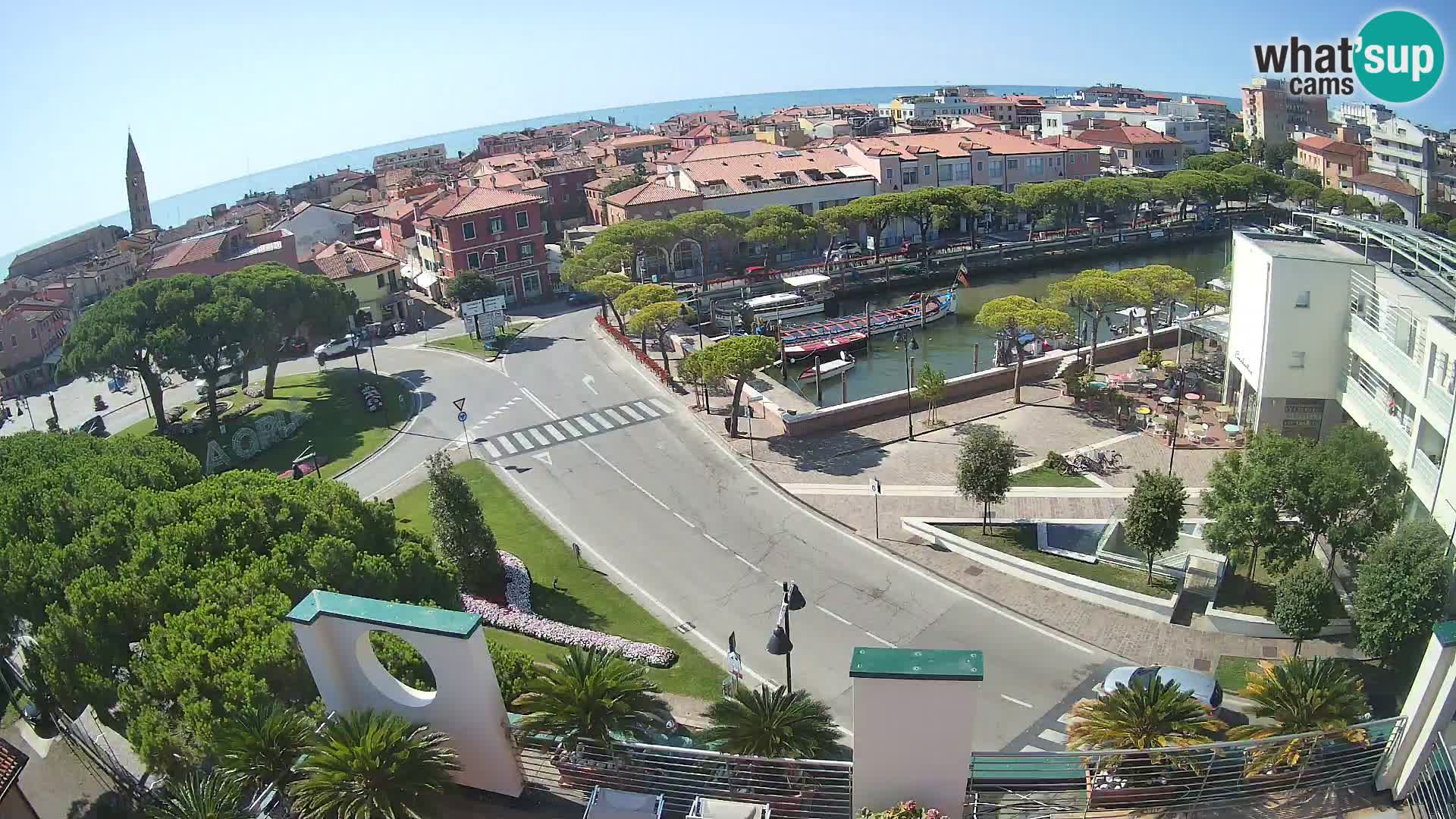 Cámara web Hotel Cleofe Caorle – Entrada de Caorle