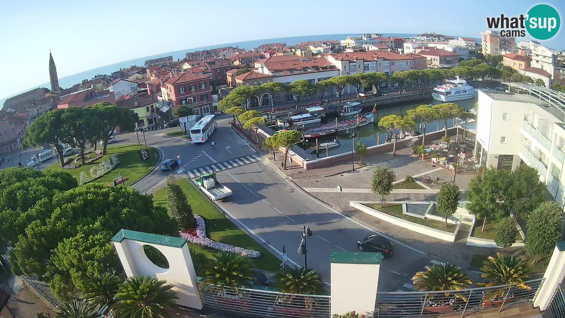 Webcam Hotel Cleofe | Panorama of Caorle old town
