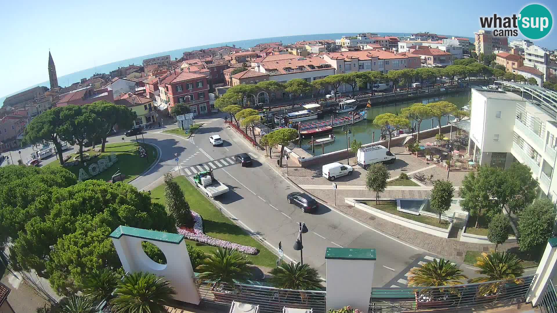 Cámara web Hotel Cleofe Caorle – Entrada de Caorle
