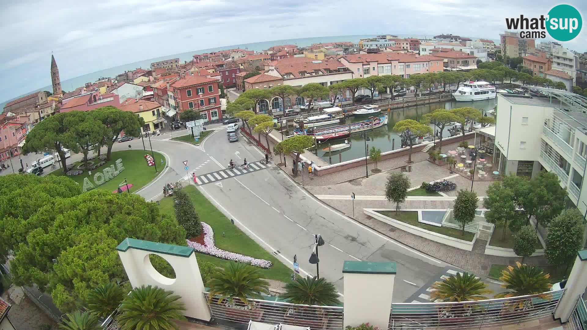 Webcam Hotel Cleofe | Panorama of Caorle old town