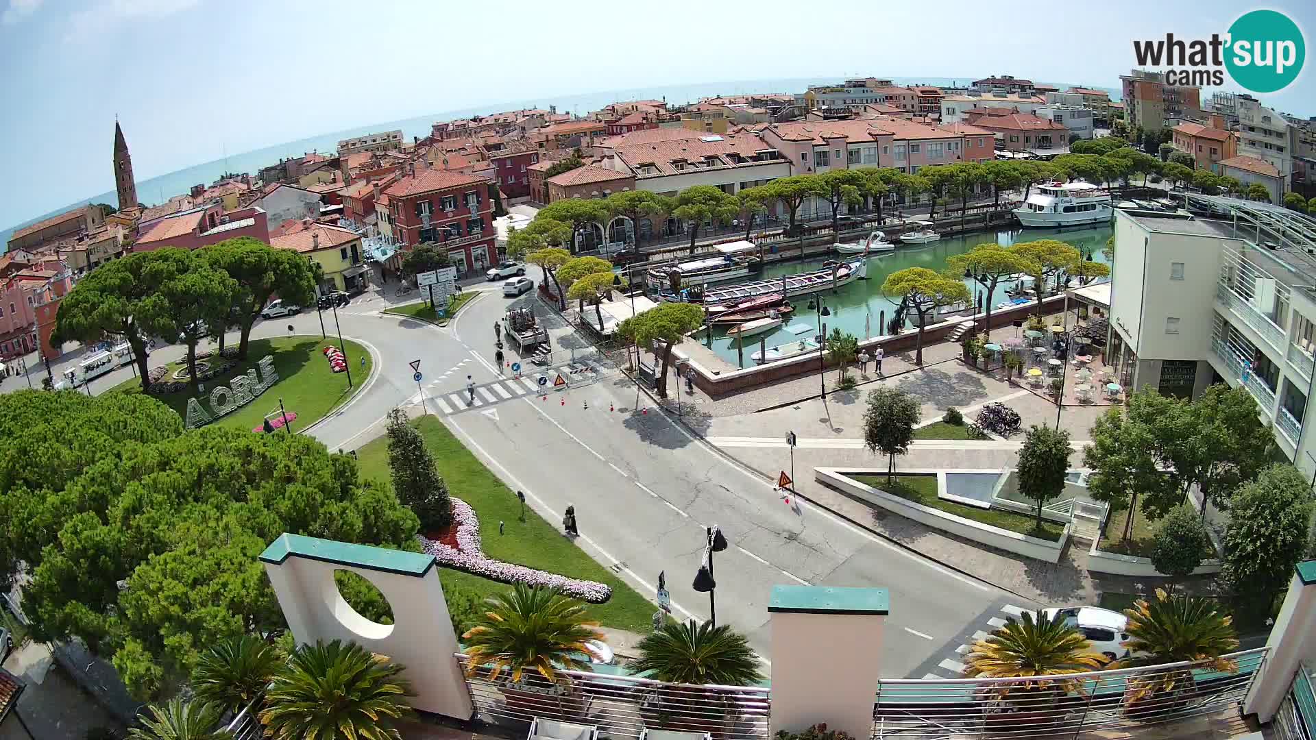 Webcam Panorama von Caorle – Hotel Cleofe