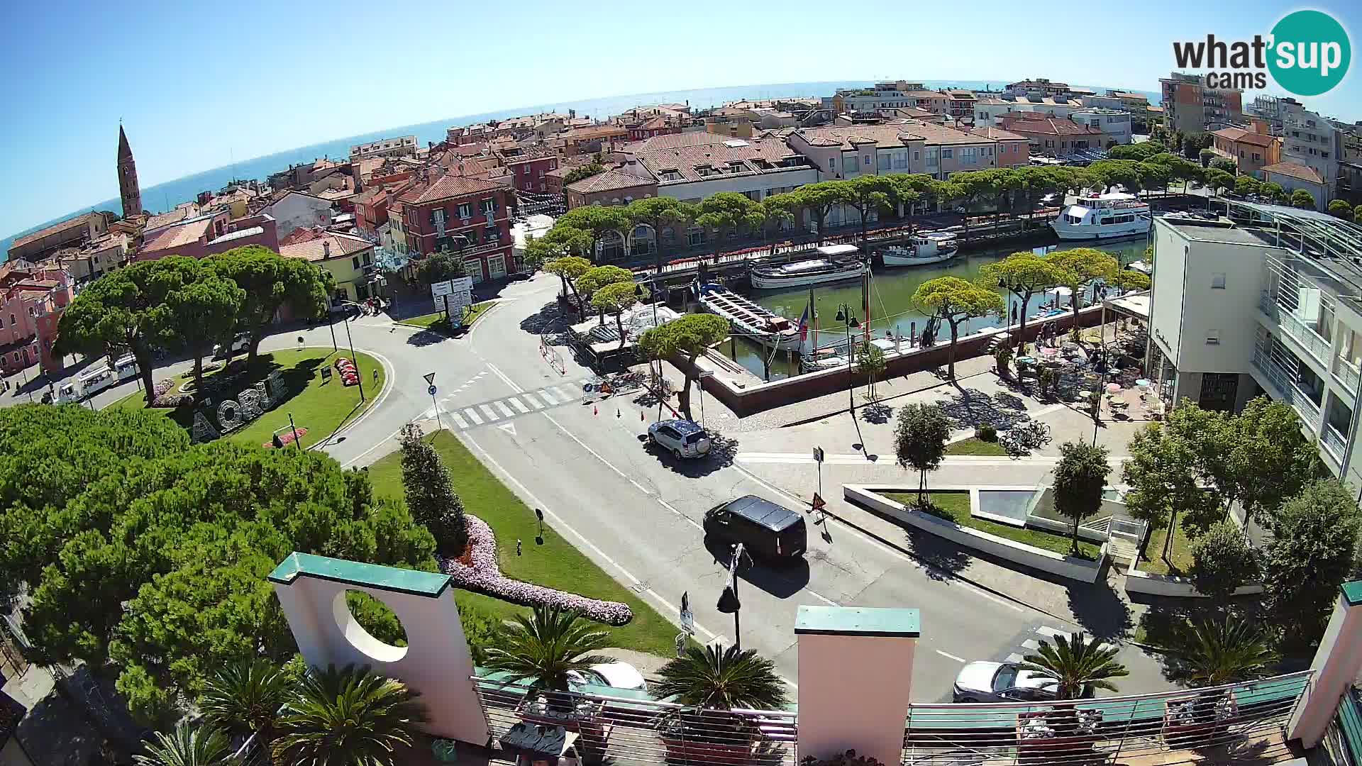 Cámara web Hotel Cleofe Caorle – Entrada de Caorle