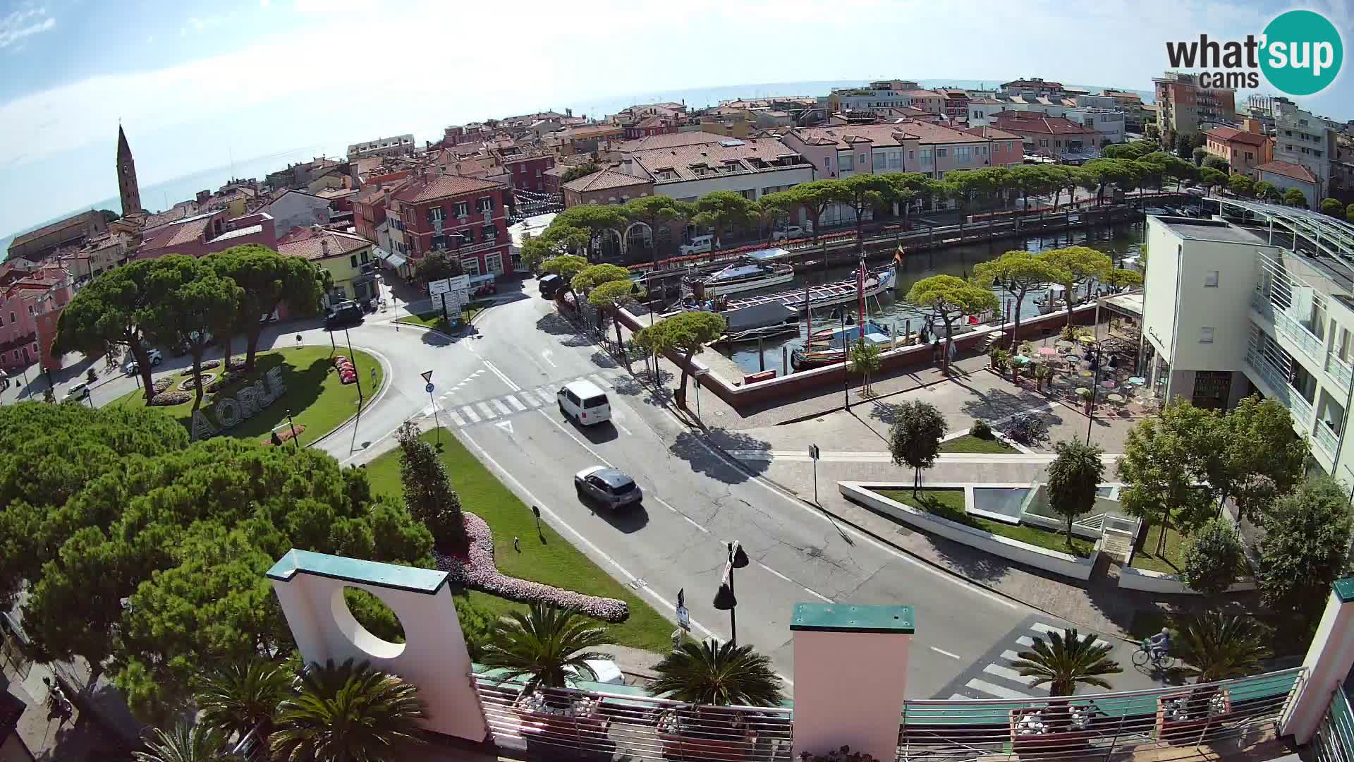 Webcam Hotel Cleofe | Panorama of Caorle old town
