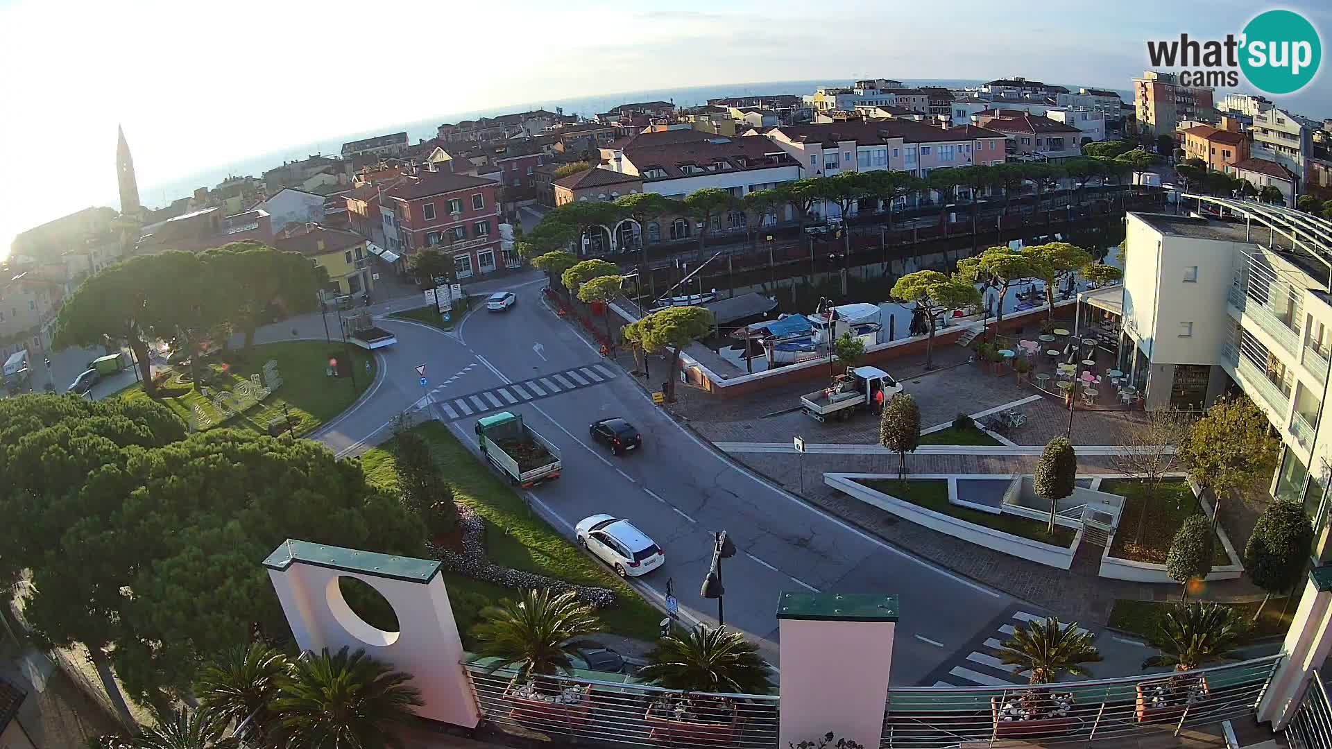 Pogled na Caorle v živo – Hotel Cleofe