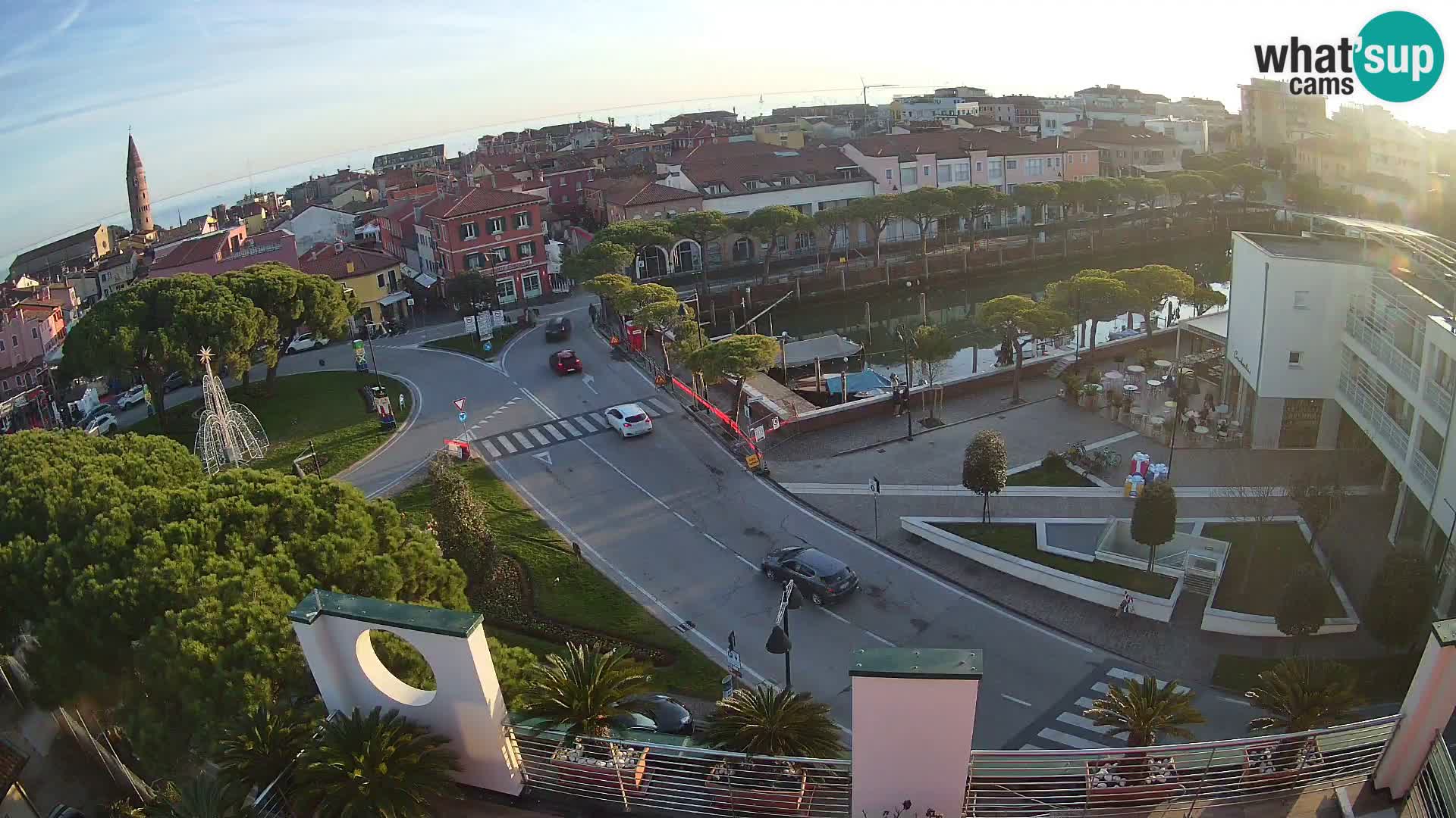 Pogled na Caorle v živo – Hotel Cleofe