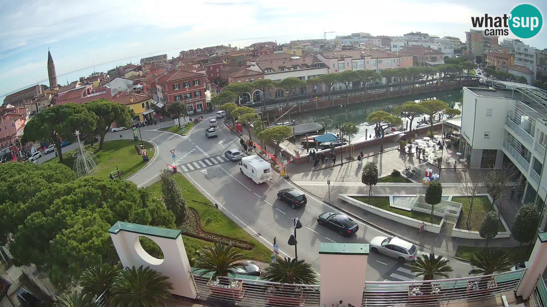 Pogled na Caorle v živo – Hotel Cleofe