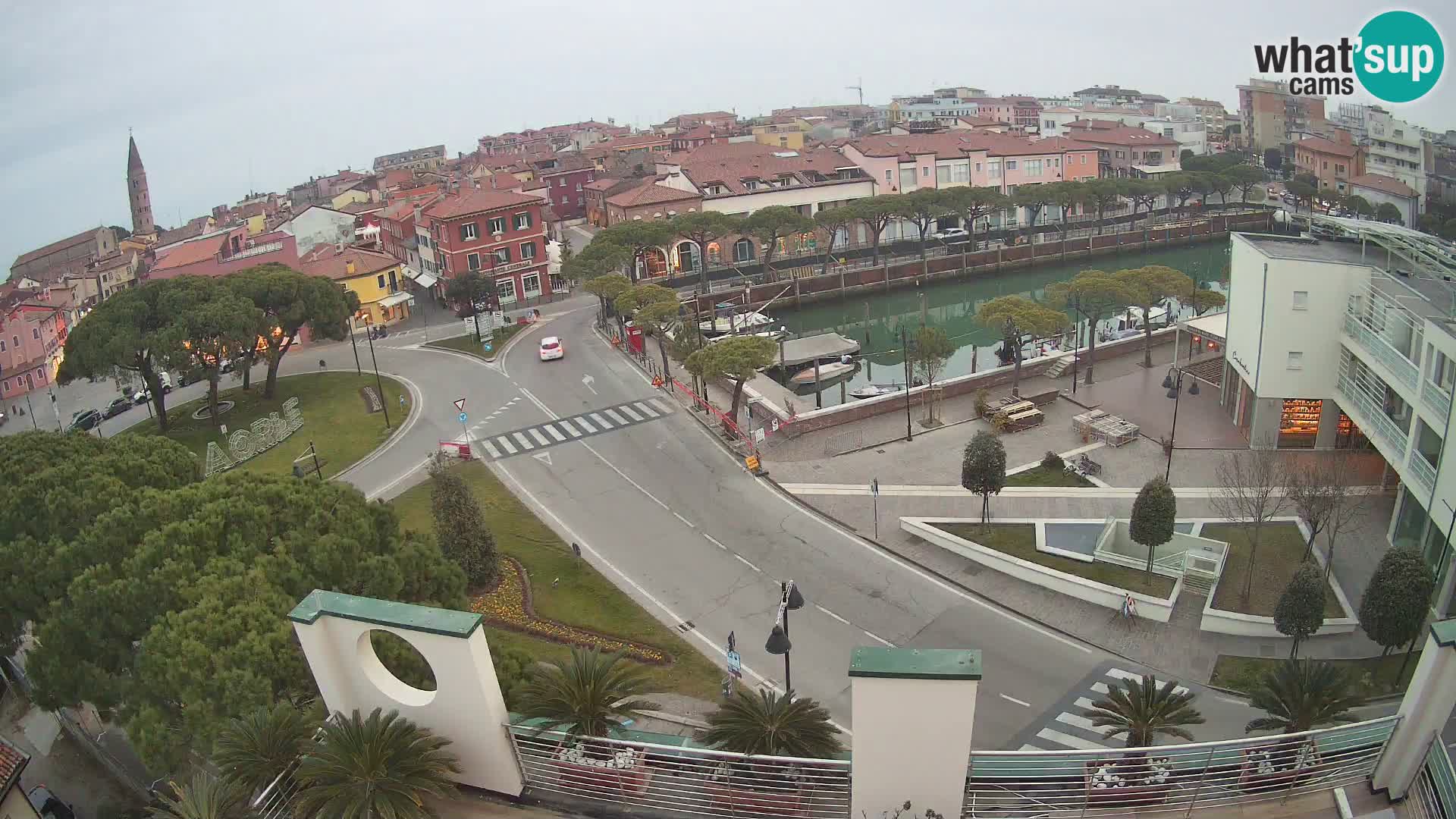 Pogled na Caorle v živo – Hotel Cleofe