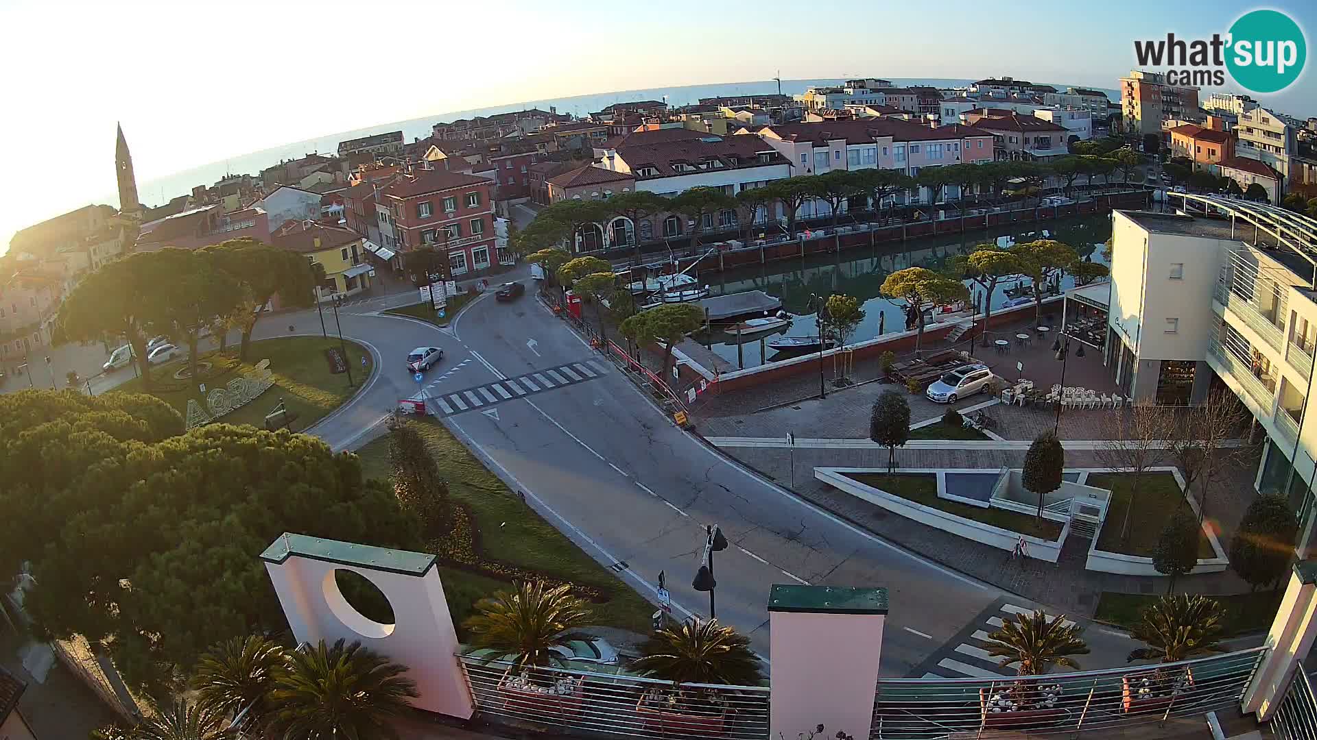 Ulaz u Caorle  Web kamera hotel Cleofe Caorle