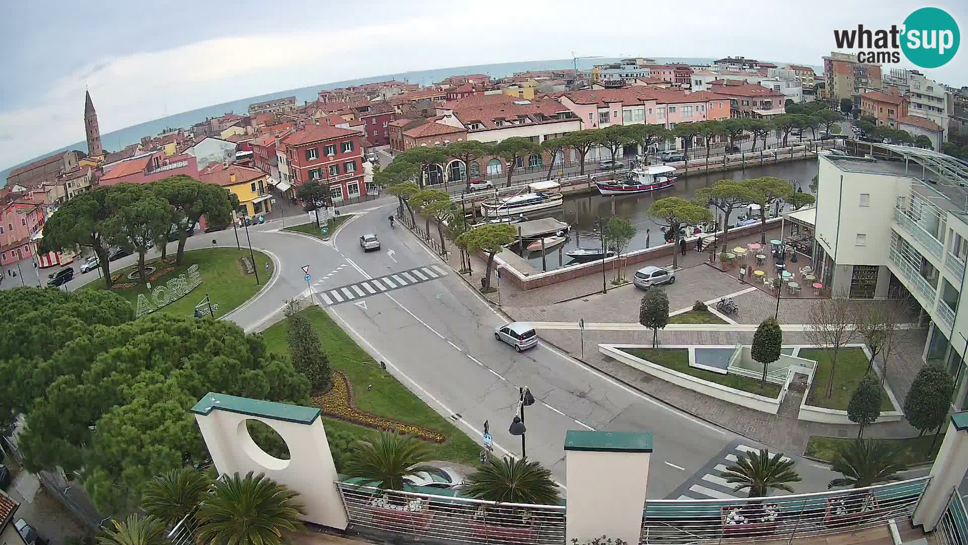 Cámara web Hotel Cleofe Caorle – Entrada de Caorle