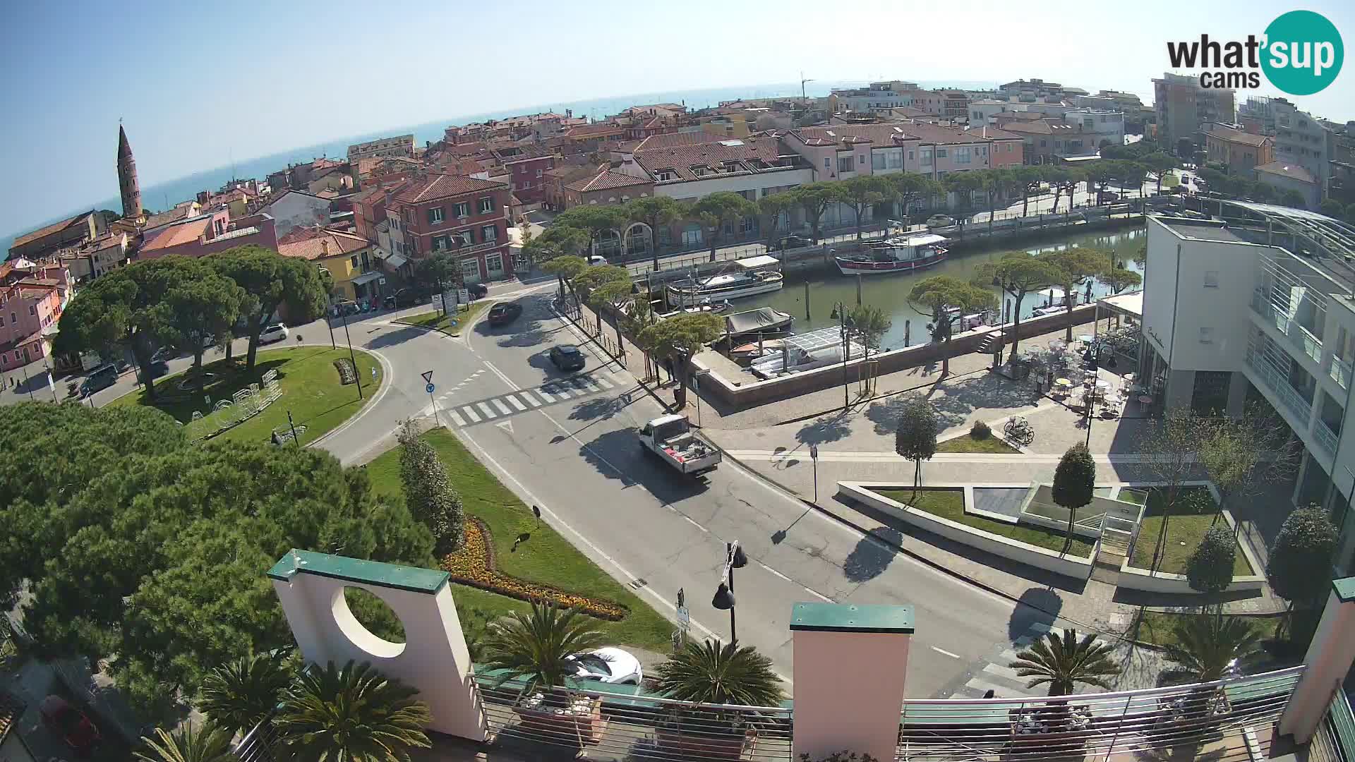 Pogled na Caorle v živo – Hotel Cleofe