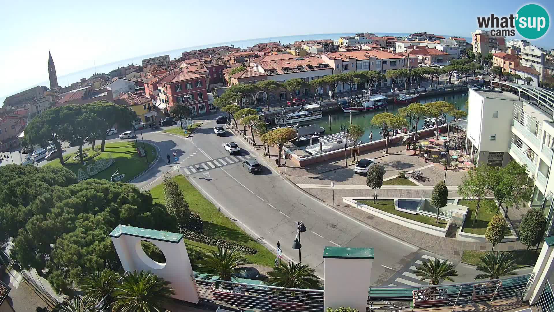 Ulaz u Caorle  Web kamera hotel Cleofe Caorle