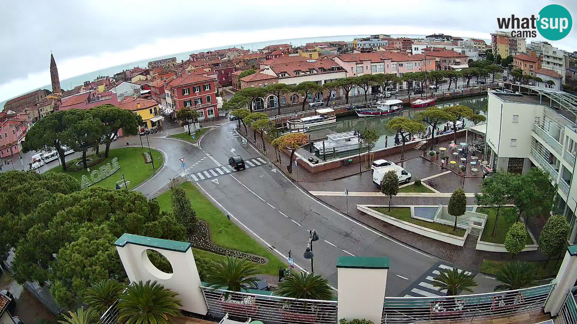 Pogled na Caorle v živo – Hotel Cleofe