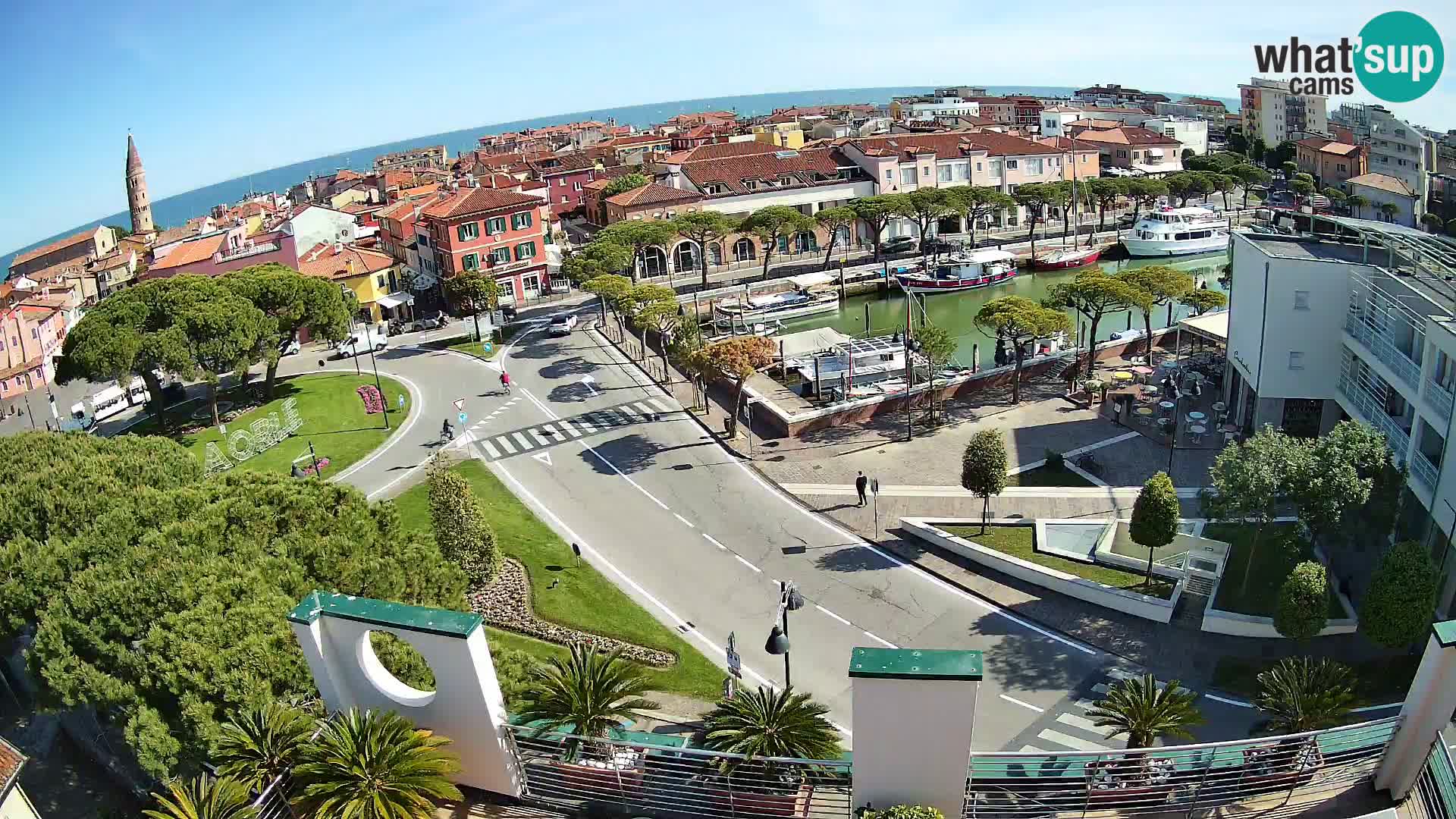 Cámara web Hotel Cleofe Caorle – Entrada de Caorle