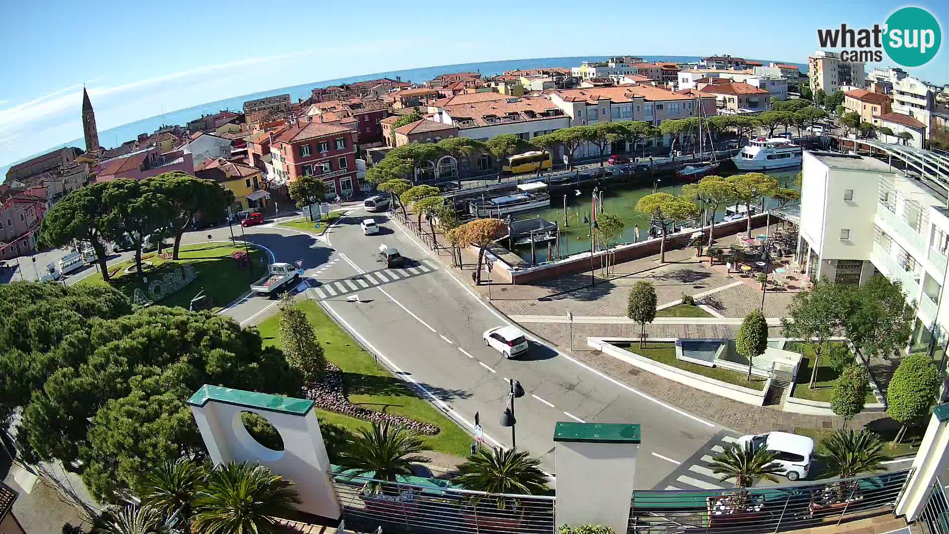 Ulaz u Caorle  Web kamera hotel Cleofe Caorle