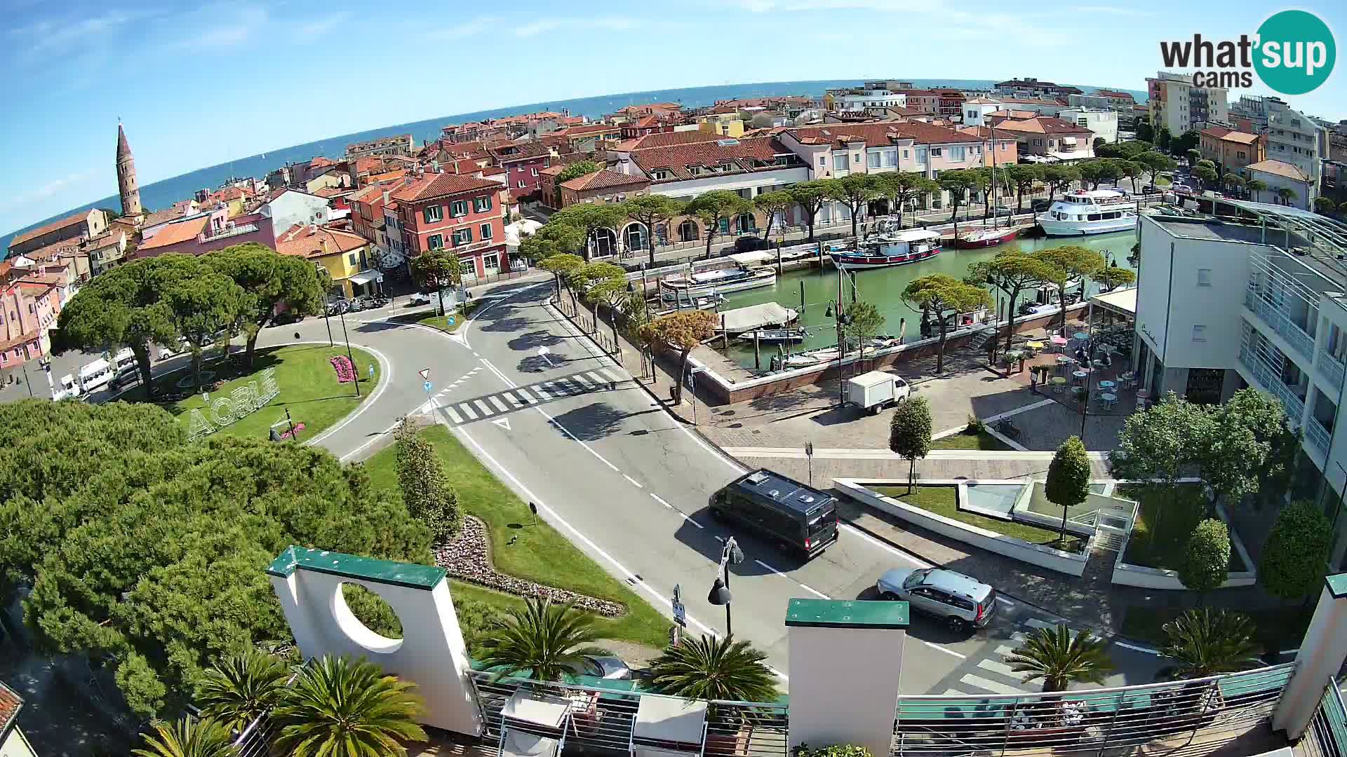 Webcam Hotel Cleofe | Panorama of Caorle old town