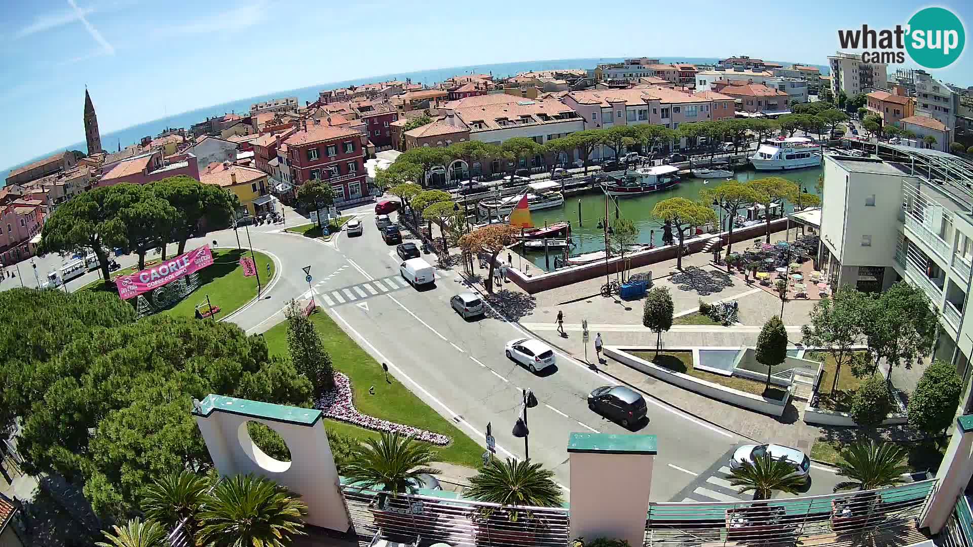Webcam Panorama von Caorle – Hotel Cleofe