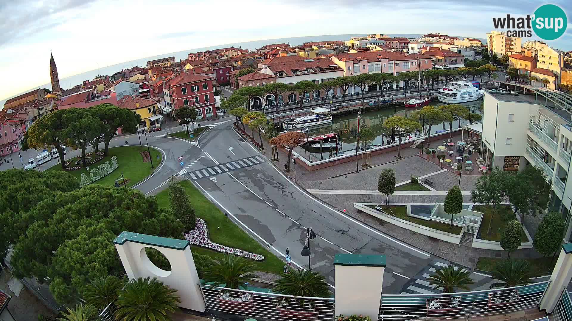 Pogled na Caorle v živo – Hotel Cleofe