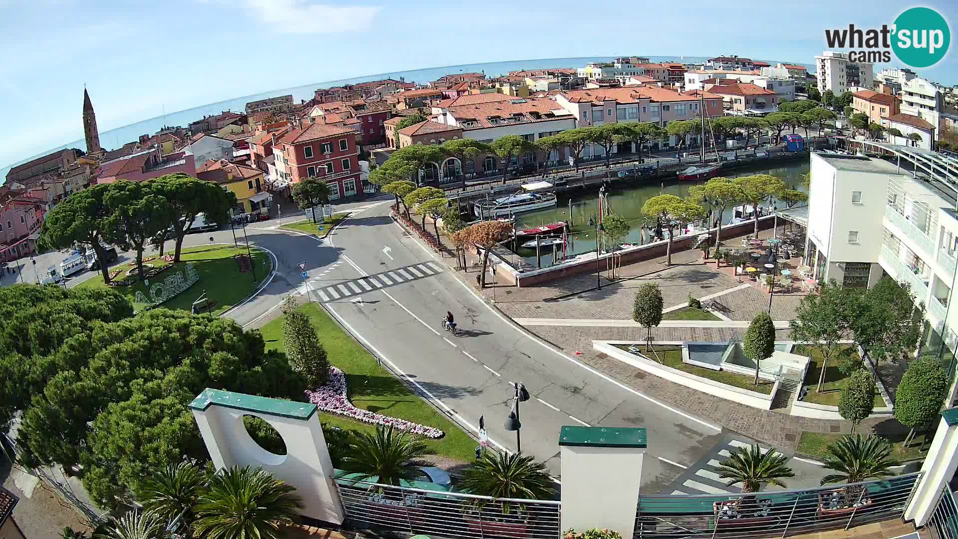 Pogled na Caorle v živo – Hotel Cleofe