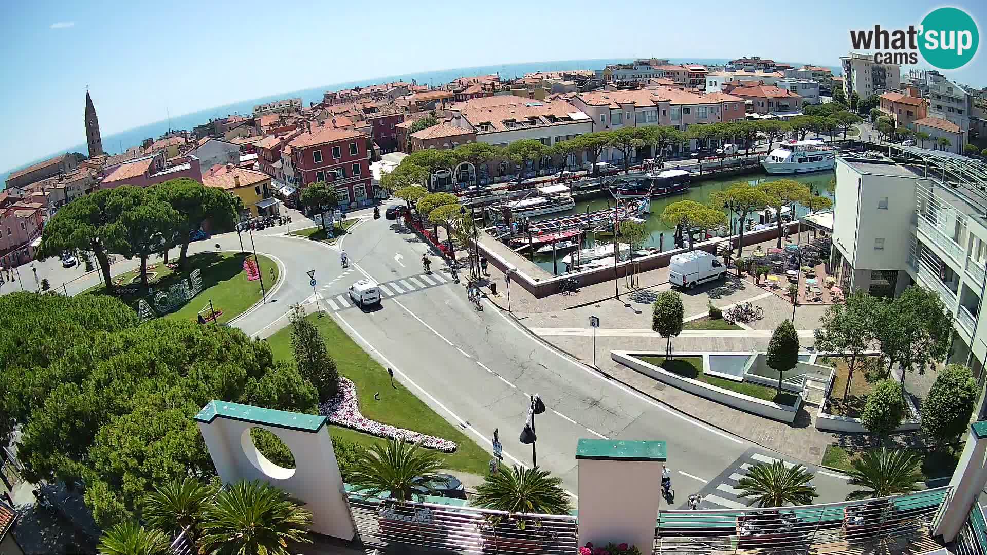 Cámara web Hotel Cleofe Caorle – Entrada de Caorle