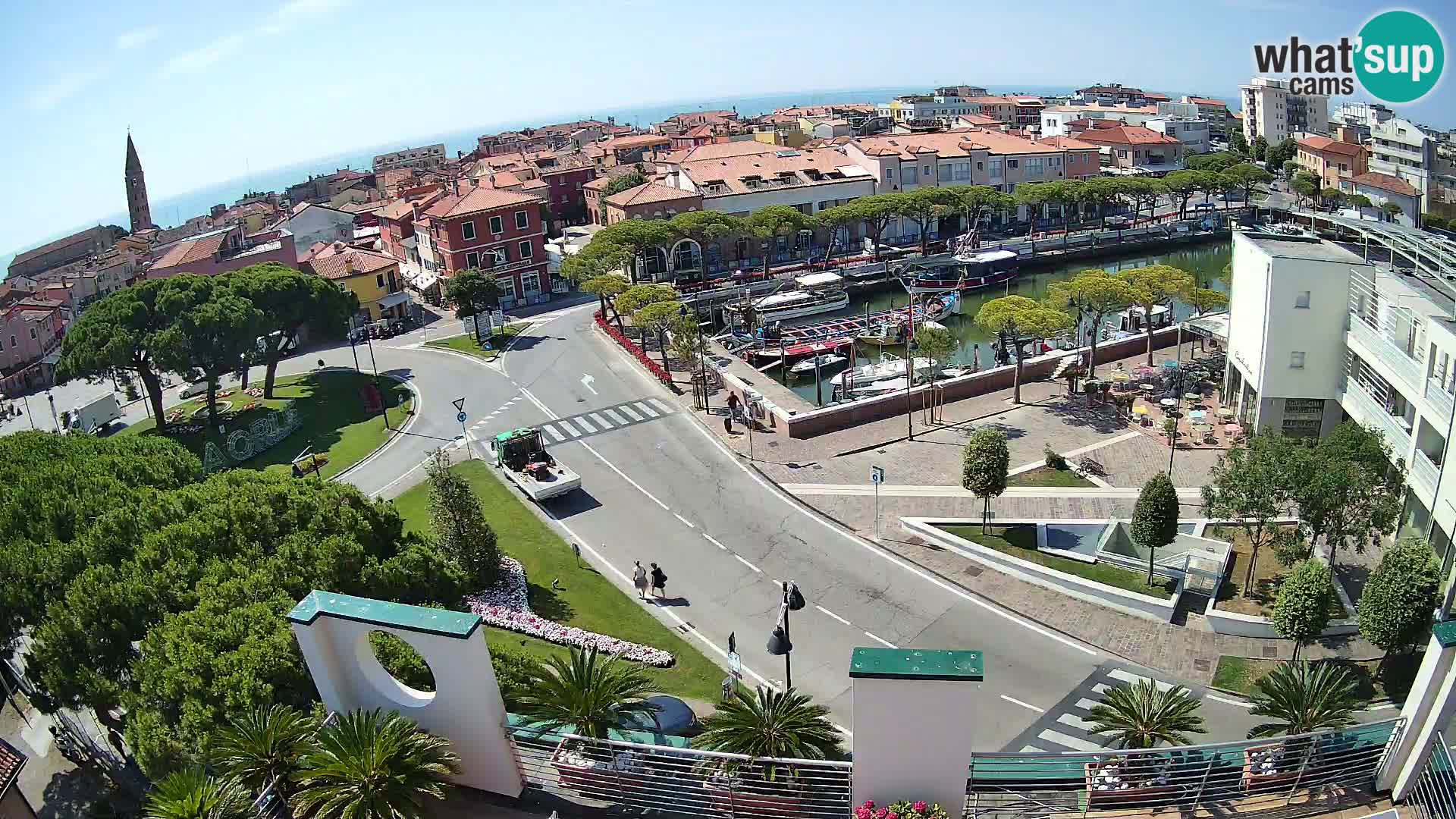 Pogled na Caorle v živo – Hotel Cleofe