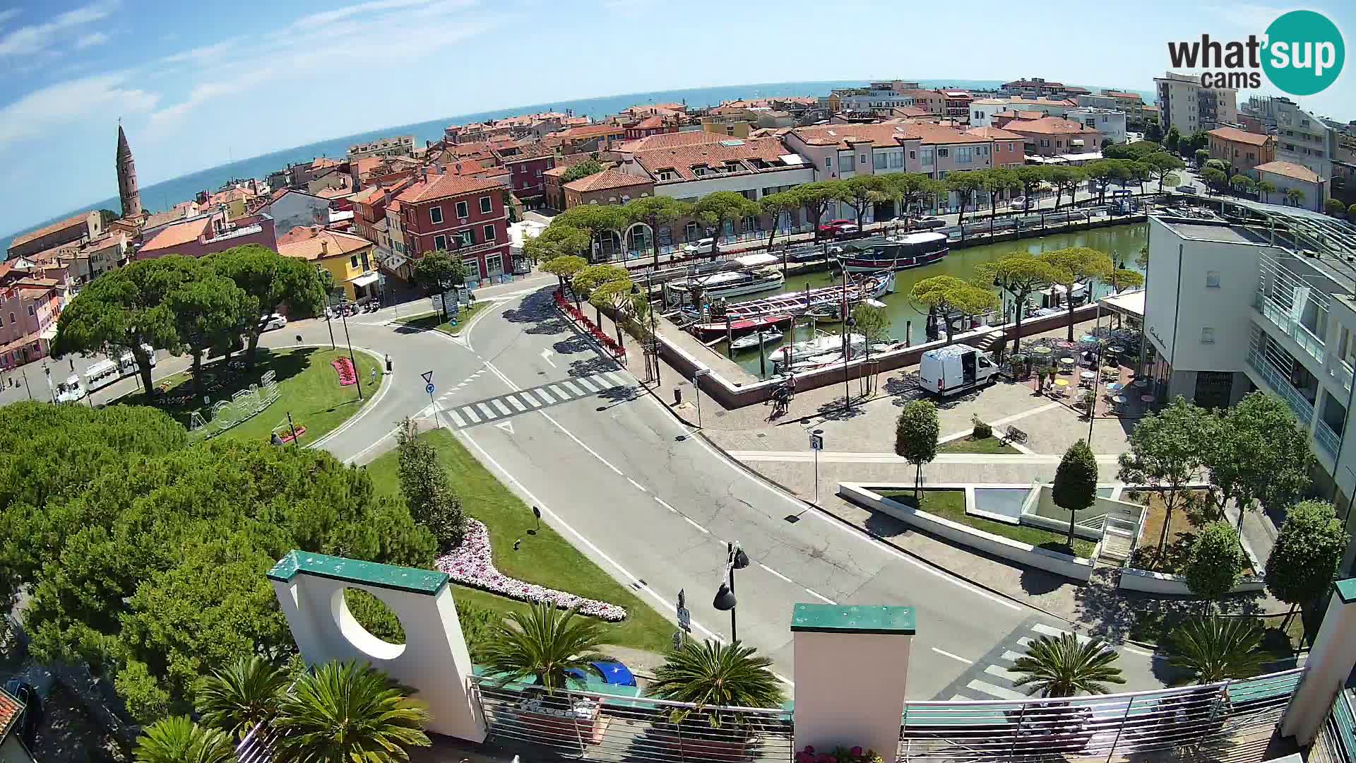 Webcam Panorama von Caorle – Hotel Cleofe