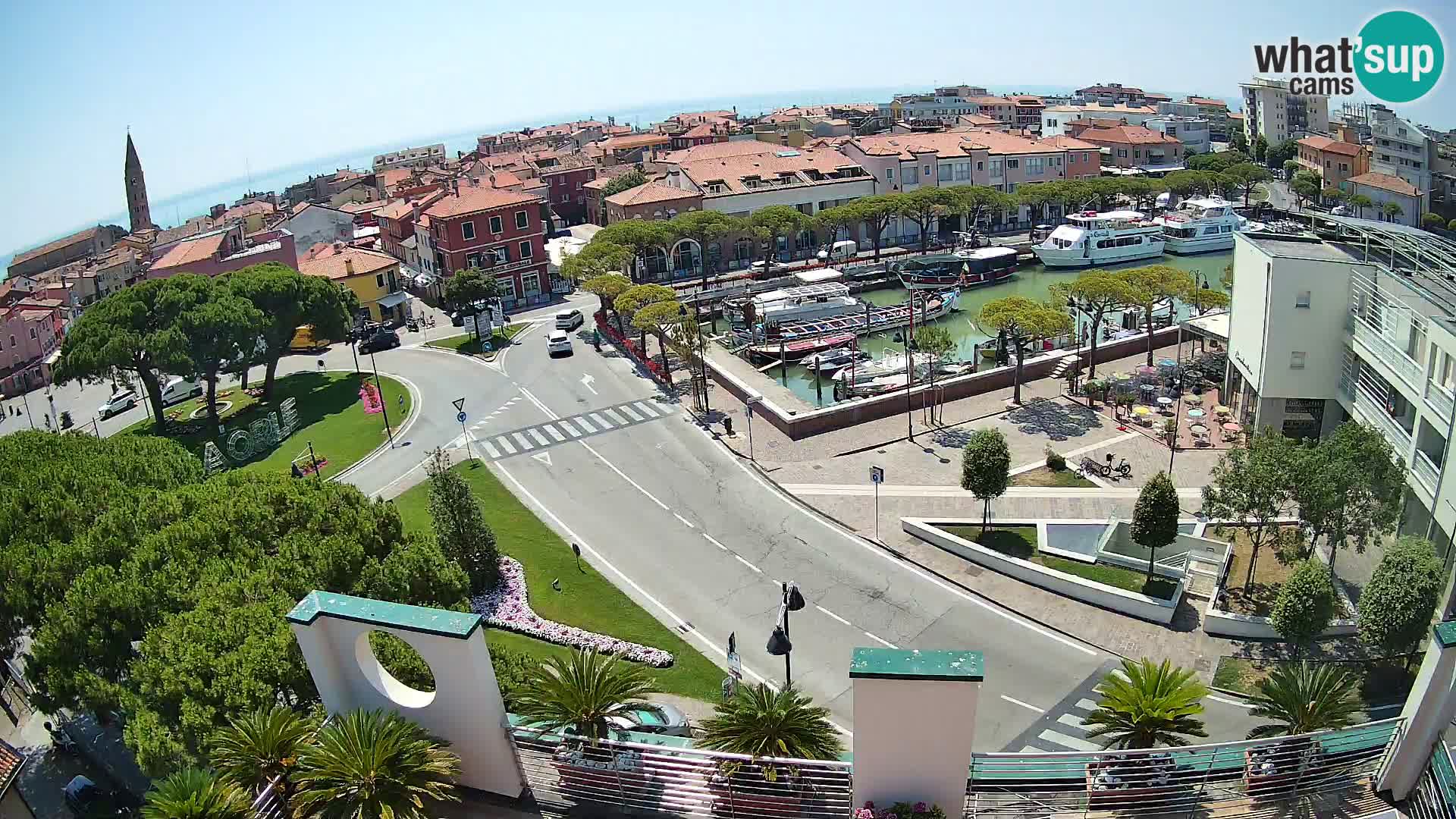 Cámara web Hotel Cleofe Caorle – Entrada de Caorle