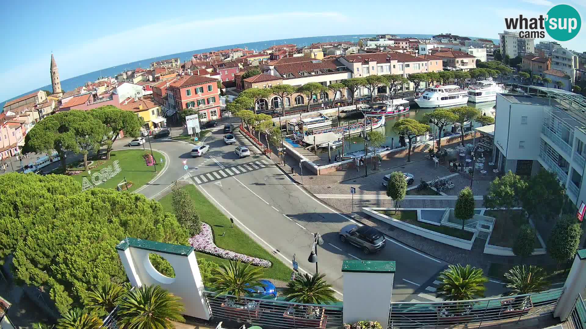 Webcam Panorama von Caorle – Hotel Cleofe