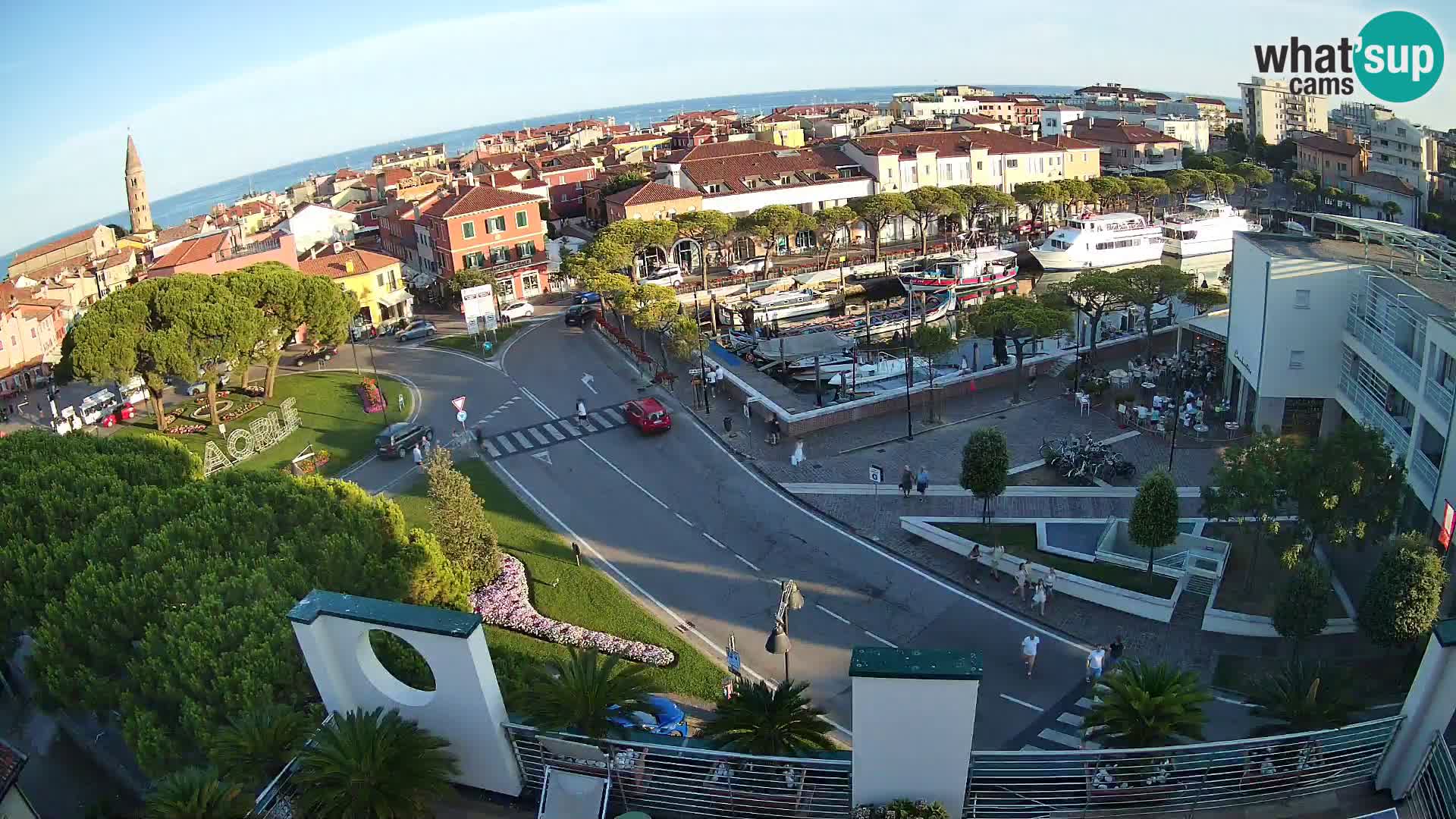 Pogled na Caorle v živo – Hotel Cleofe