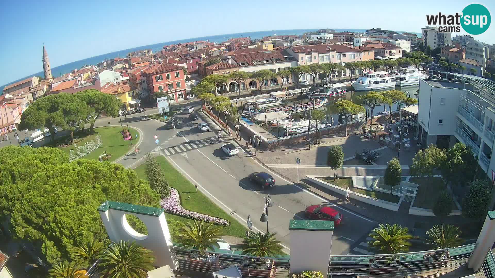 Pogled na Caorle v živo – Hotel Cleofe