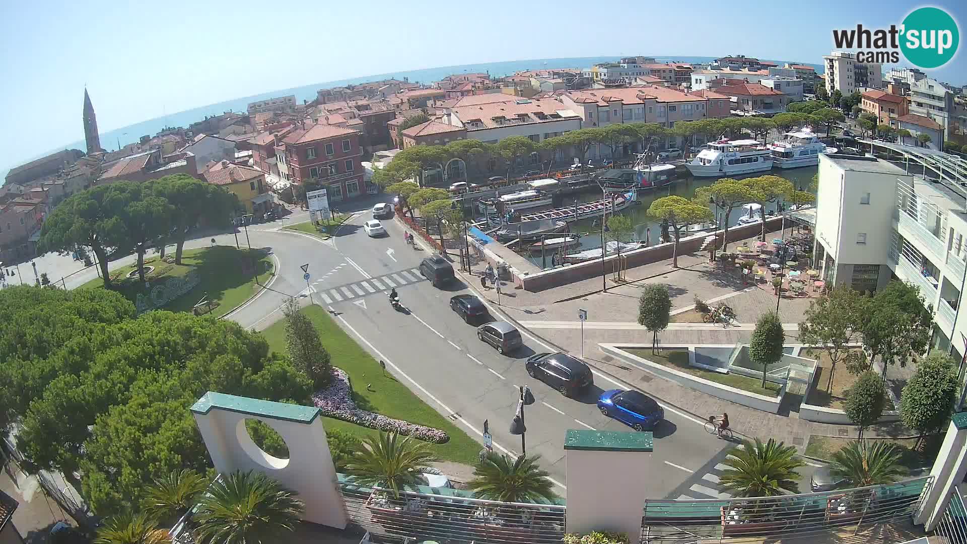 Webcam Hotel Cleofe | Panorama of Caorle old town