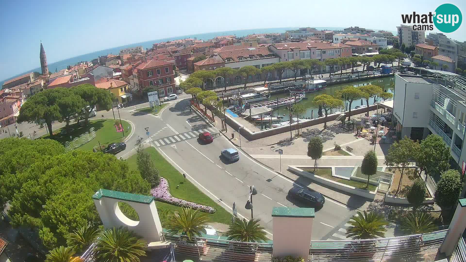 Webcam Hotel Cleofe | Panorama of Caorle old town