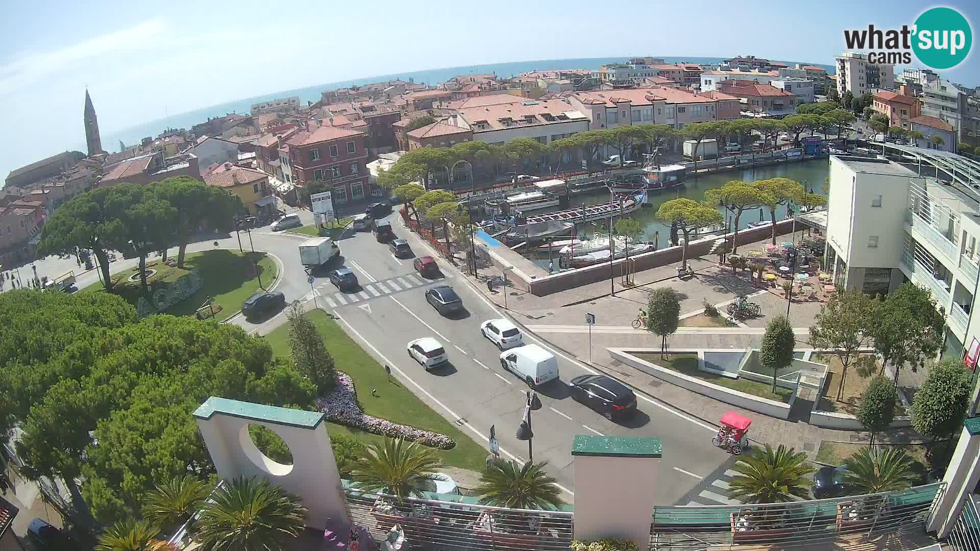 Ulaz u Caorle  Web kamera hotel Cleofe Caorle