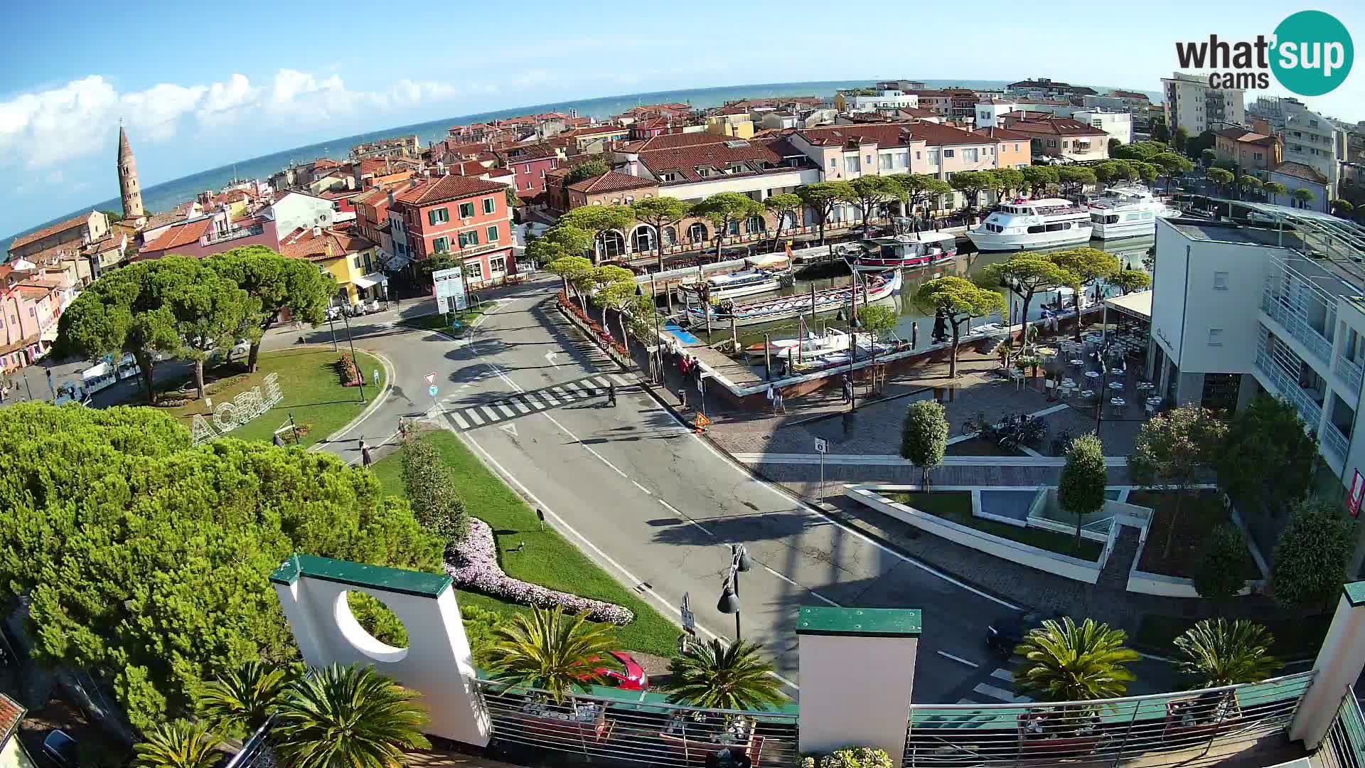 Webcam Panorama von Caorle – Hotel Cleofe