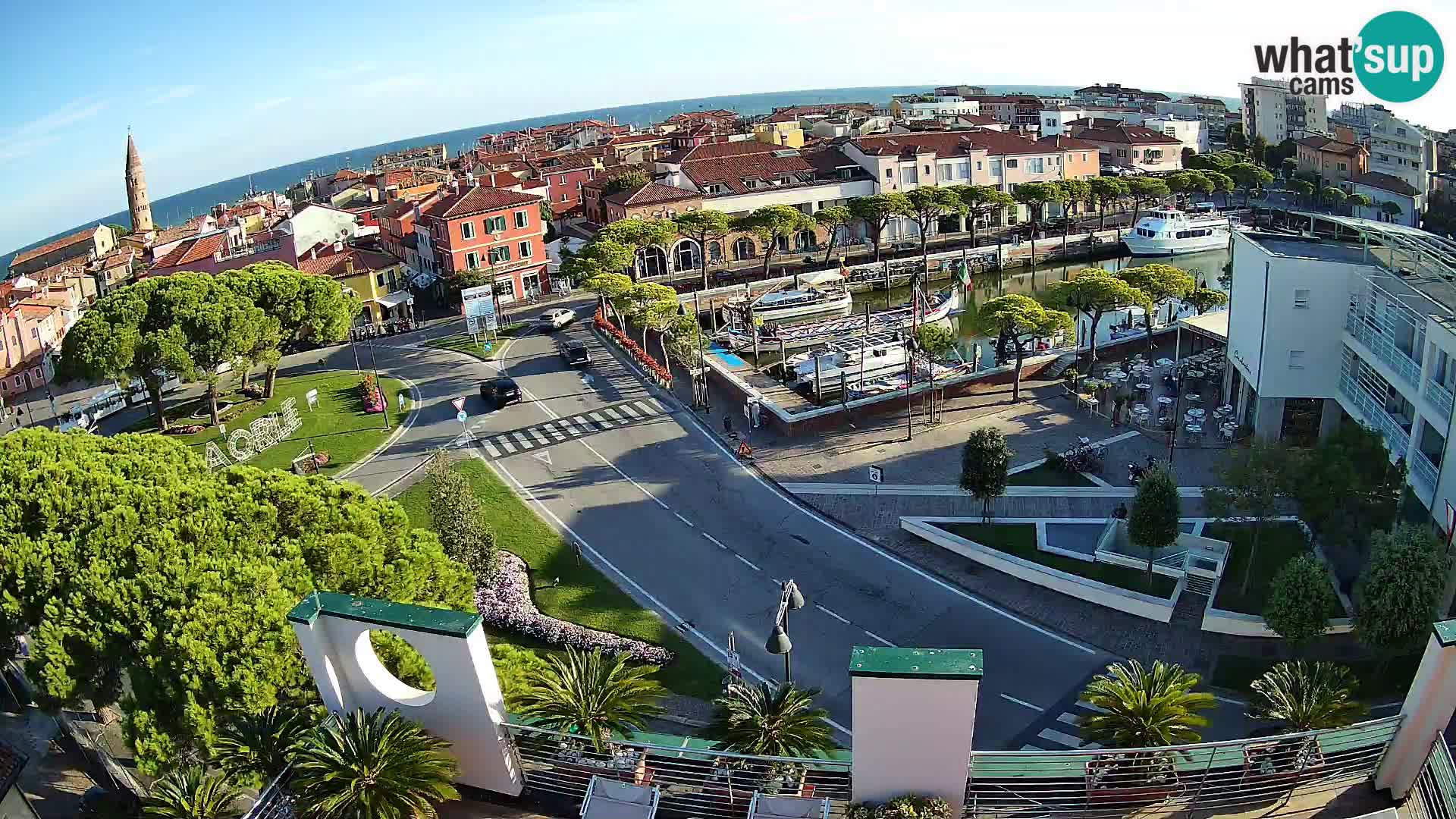Cámara web Hotel Cleofe Caorle – Entrada de Caorle