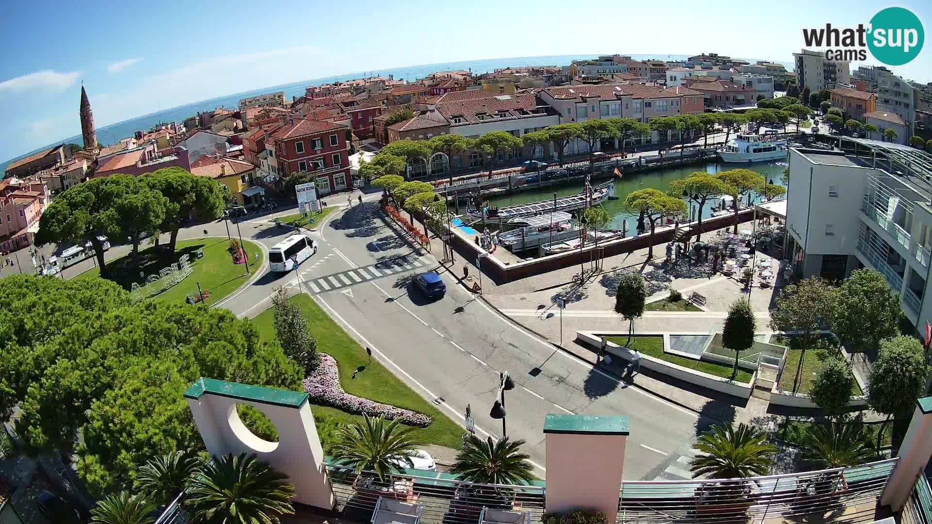 Webcam Hotel Cleofe | Panorama of Caorle old town