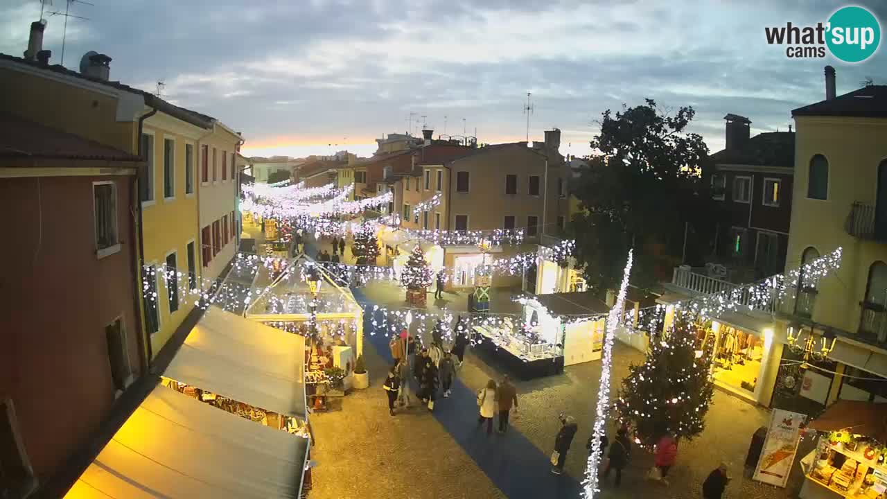 CAORLE vieille Ville webcam | Caorle souvent appelée la Petite Venise