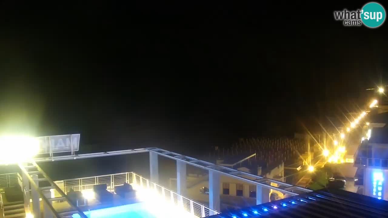 Kamera v zivo Caorle – Plaza Ponente s Hotela Marco Polo