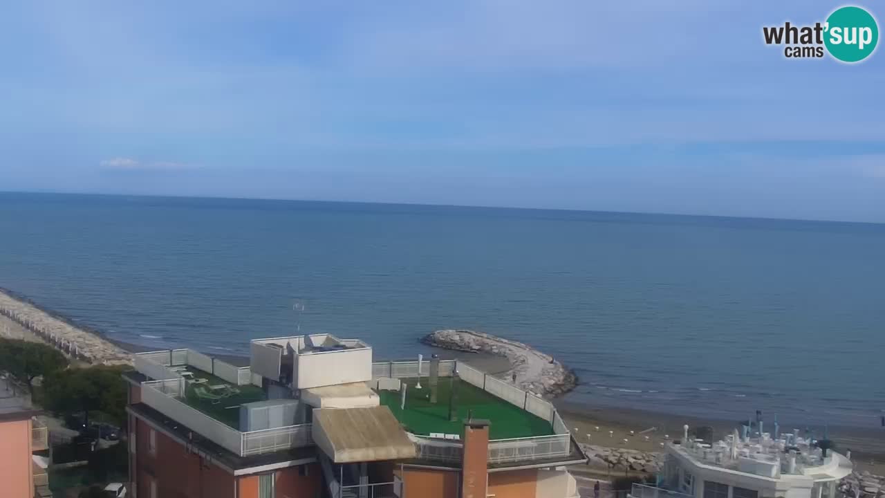 Caorle – Ponente beach webcam live