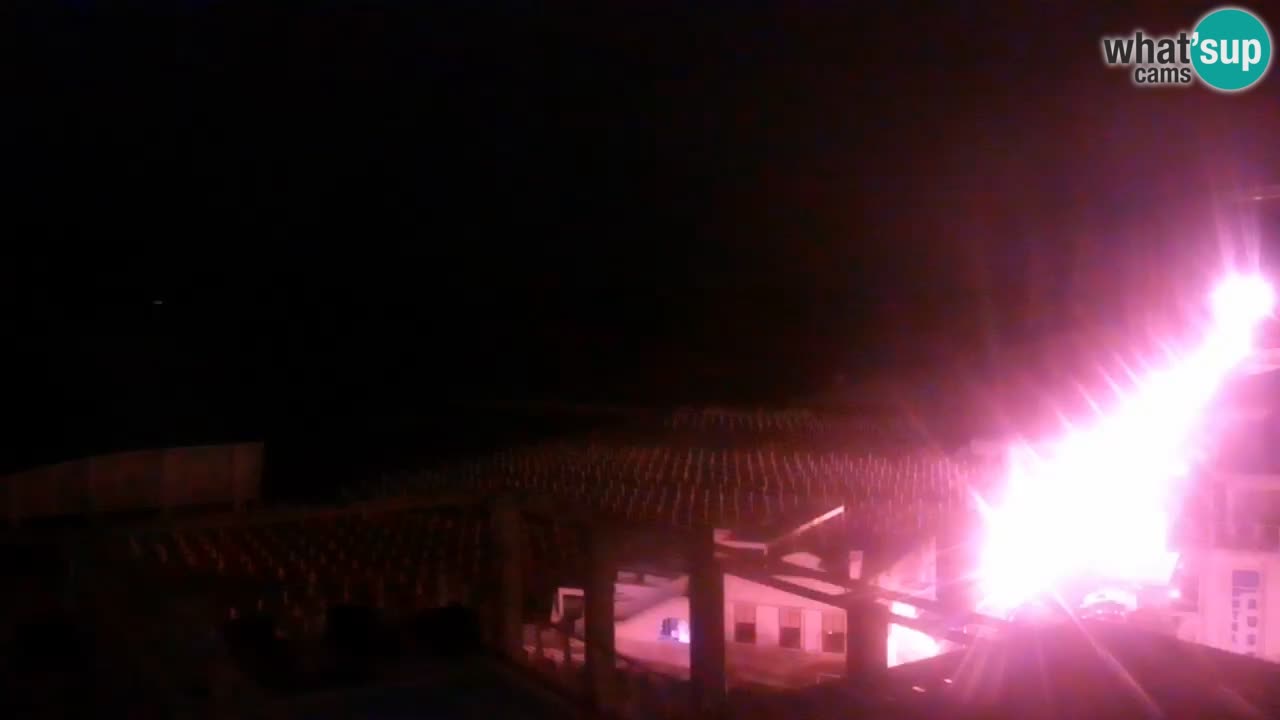 Webcam Caorle – Plage Ponente west – Hotel Marco Polo