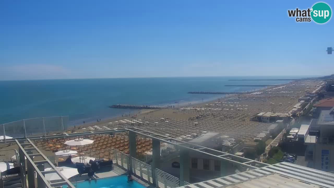 Caorle – Ponente beach webcam live