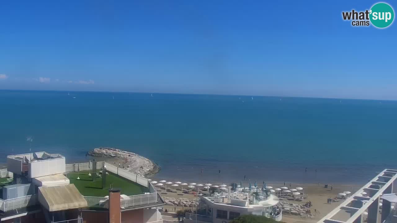 Caorle Plaza Ponente web kamera | Hotela Marco Polo