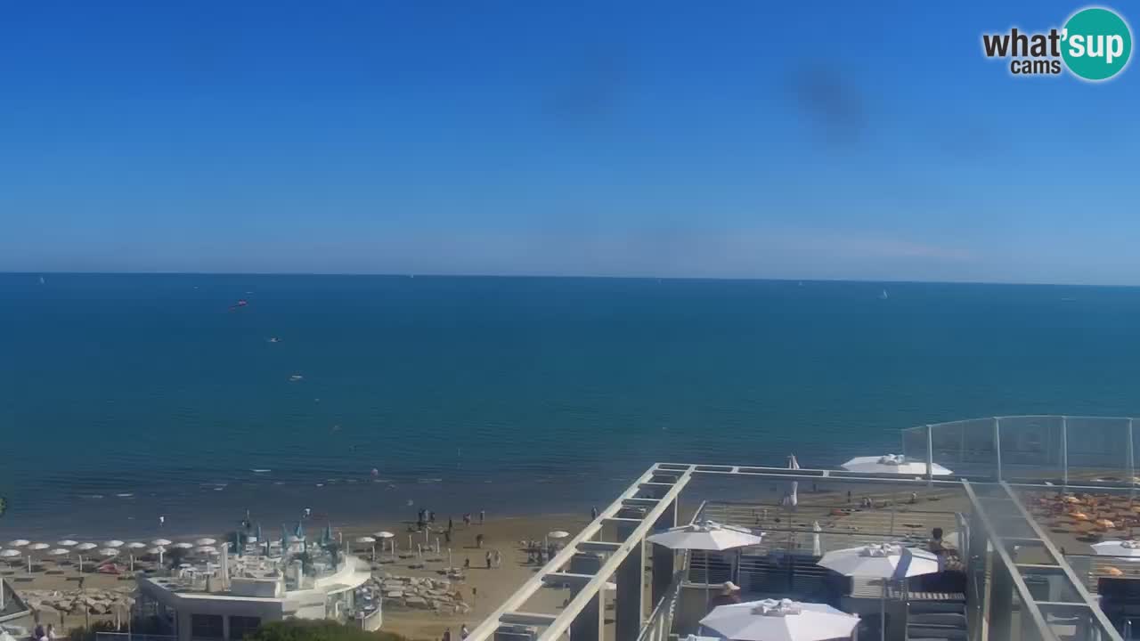 Caorle playa Ponente camera web – Hotel Marco Polo