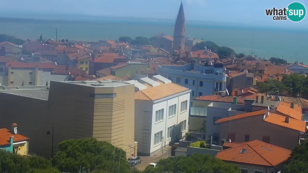 Webcam Caorle Ponente beach from Hotel Marco Polo