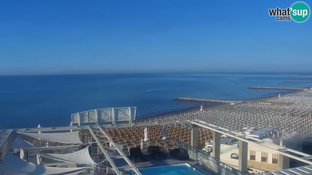 Caorle Plaža Ponente spletna kamera | Hotela Marco Polo