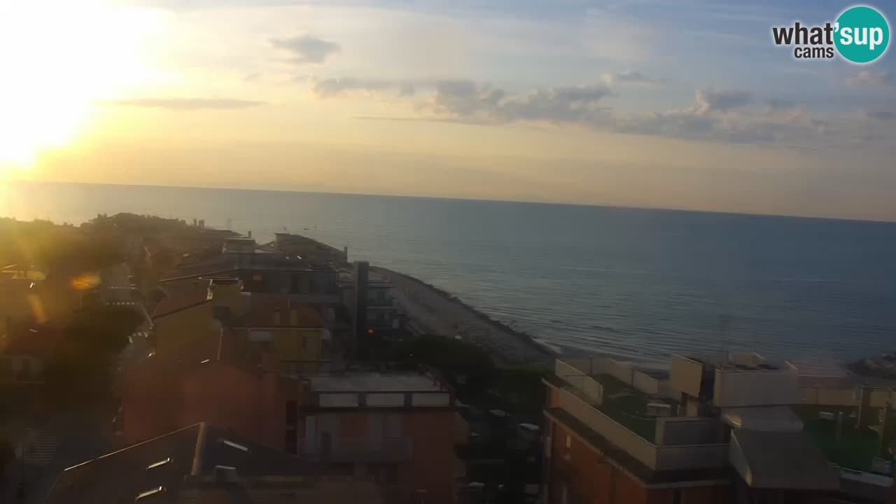 Caorle Plaža Ponente spletna kamera | Hotela Marco Polo